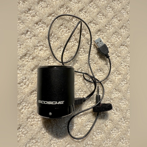Scosche BoomCAN small wired black speaker - Picture 3 of 7